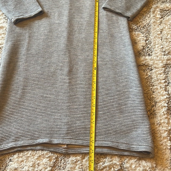 Loft Ribbed Knit 3/4 Sleeve Turtleneck Dress Like New - Picture 11 of 14